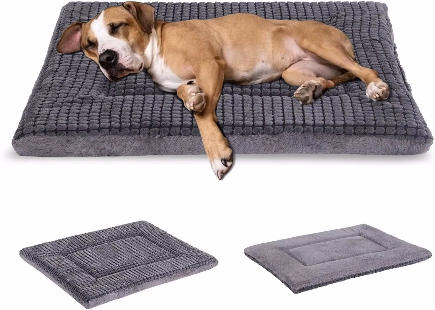 Tappetino per cani, in memory foam, adatto a cani di piccola e media taglia, reversibile e lavabile
