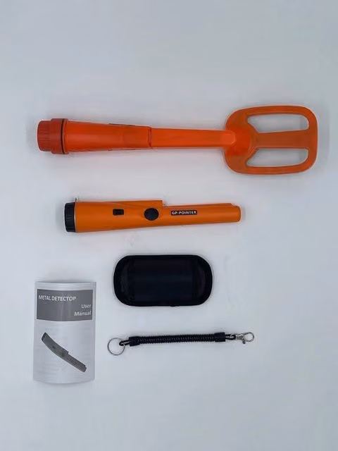 Metal detector subacqueo SHRXY arancione impermeabile per ricerca di oro e monete con puntatore di precisione per uso terrestre
