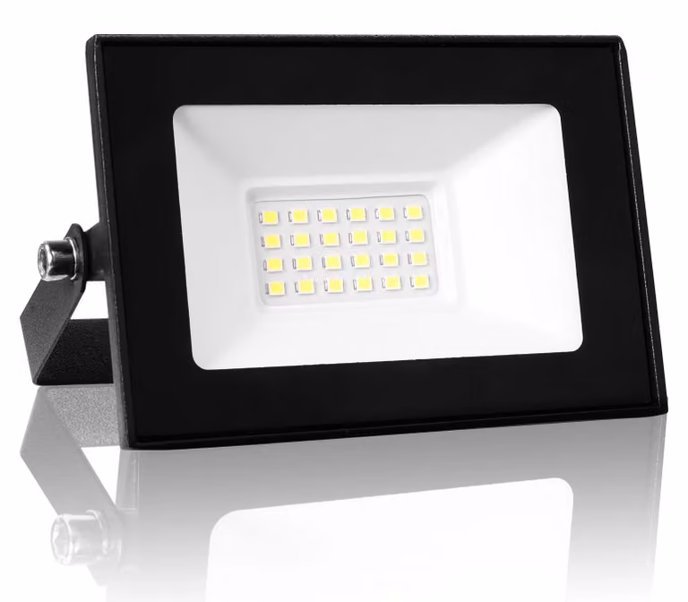 Faretto LED da esterno - 20 W - Grado di protezione IP66 - Temperatura di colore 6500 K - Tensione 220–240 V - Confezione da 1 pezzo