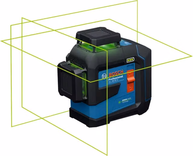 Livella laser Bosch Professional GLL 80-33 G verde con 3x360°