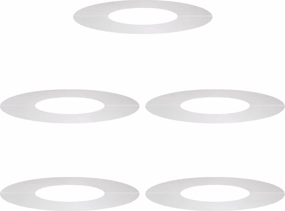 adatto per Anelli d'Albero Piatto 5 pcs Argento Ø30 / 60 cm
