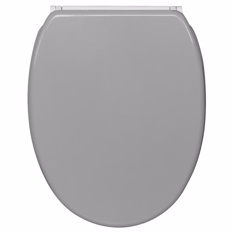 Sedile WC SANILO® con chiusura ammortizzata e chiusura rapida, grigio Manhattan; coperchio WC direttamente dal produttore; coperchio per WC, sedile WC, coperchio per WC