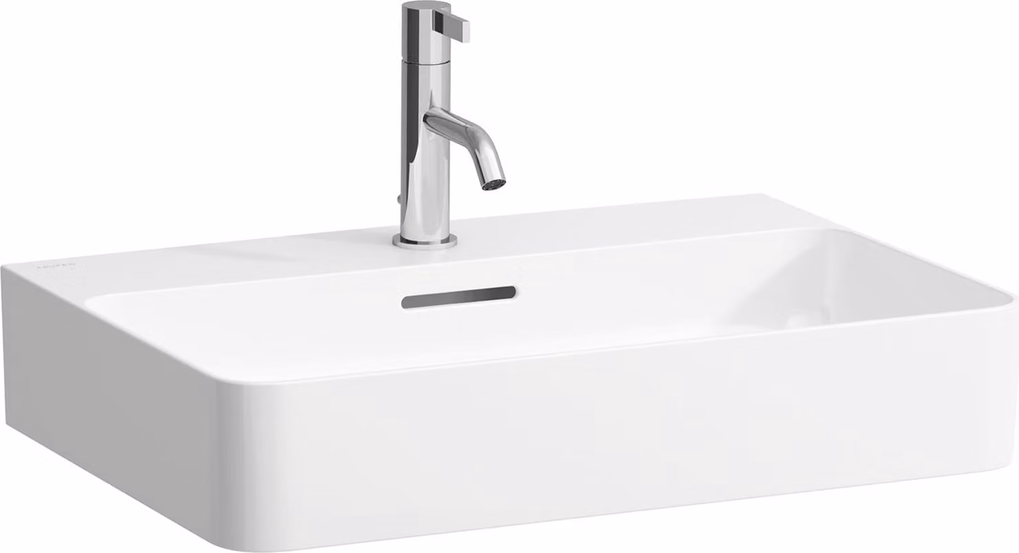 LAUFEN VAL lavabo à poser, sans trou pour robinet, avec trop-plein, US fermé 600x420mm, H816283A001091, H816283A001091