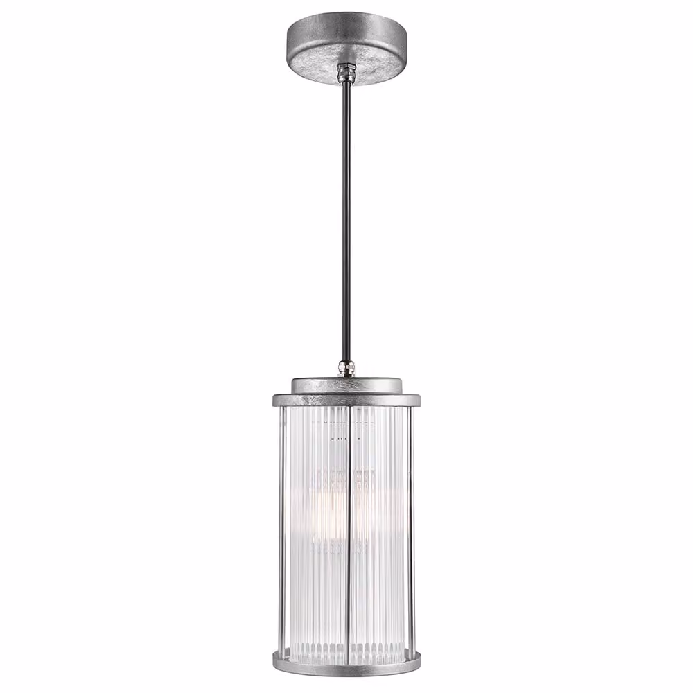 Apparecchio a sospensione per esterni NORDLUX Linton IP54, Variante: Ø 99 x 254 mm, 15 W, E27, acciaio zincato