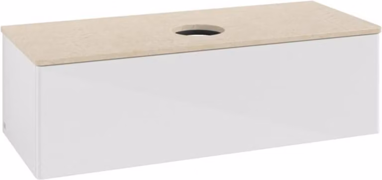 Mobiletto V&B senza struttura frontale, con illuminazione Antao 120x36x50cm, WBP botti. Lac