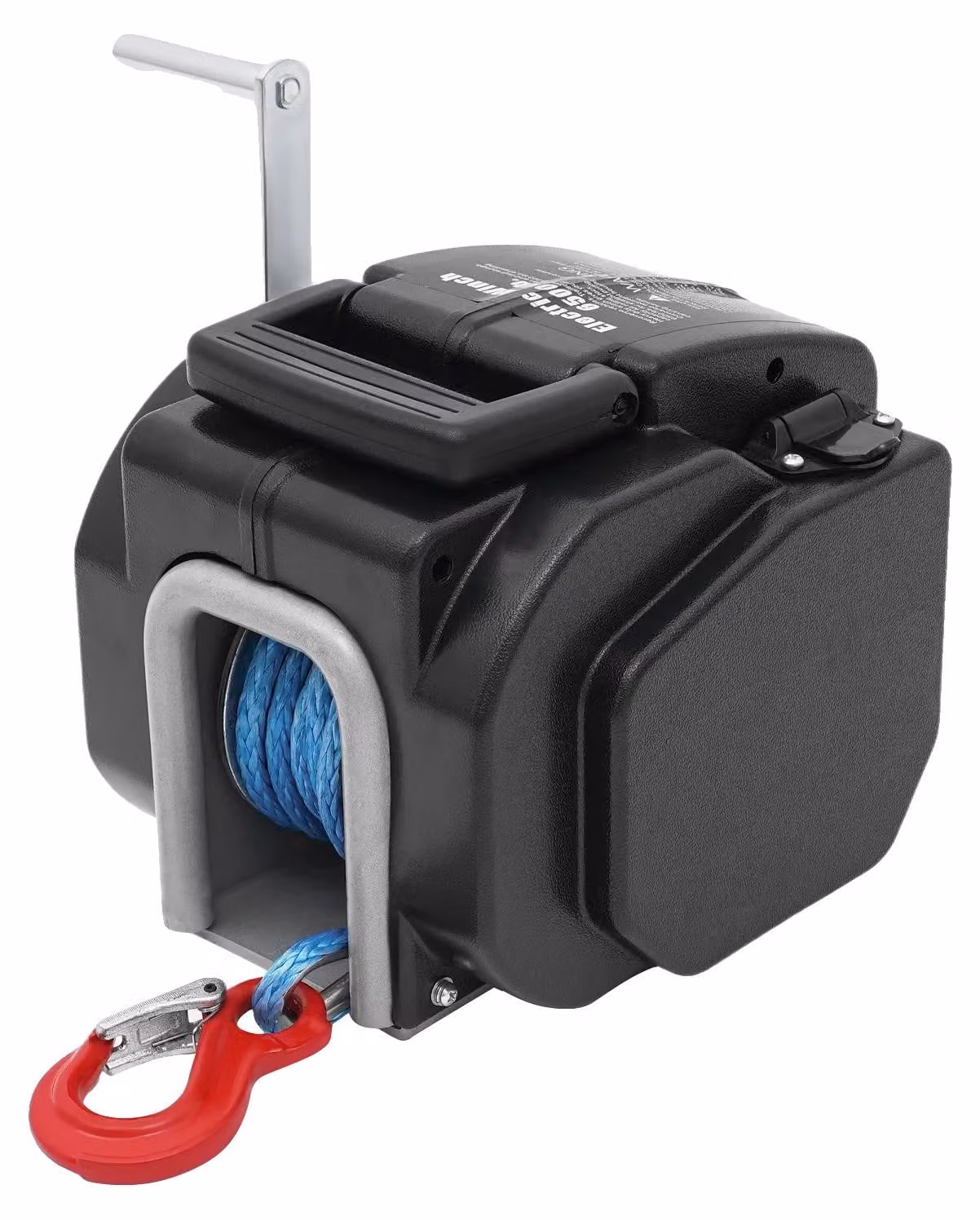 Verricello marino, capacità di sollevamento di 2950 kg, alimentazione a 12V, lunghezza del cavo di 10 metri, telecomando con cavo, motore a magnete permanente