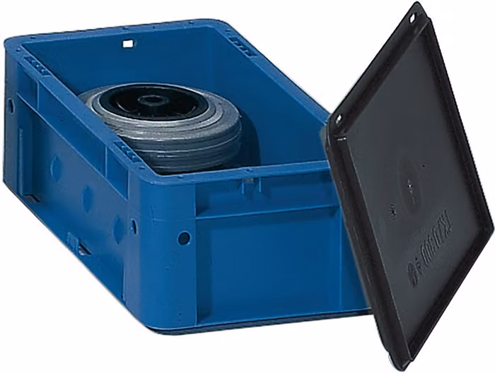 LA-KA-PE coperchio di supporto L600xL400mm nero - VTK/D600A BLACK
