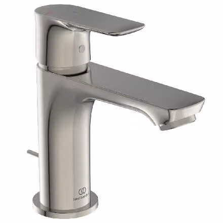Miscelatore per lavabo Ideal Standard Connect Air BlueStart Slim, proiezione 107 mm A7008GN Silver Storm