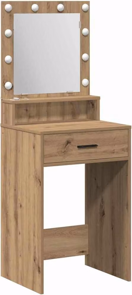 Tavolo da Trucco Rovere artigianale 50 x 41 x 135 cm