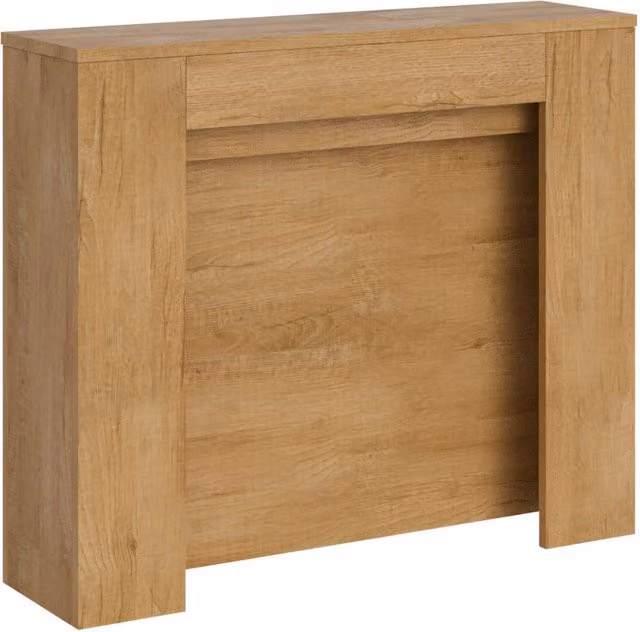 Consolle Allungabile 90x25/211 cm Pannelli in Nobilitato Kiba Quercia Natura