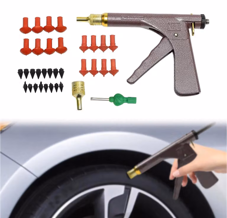 Solidchoice - Kit per riparazione pneumatici con design a spirale per riparazioni rapide