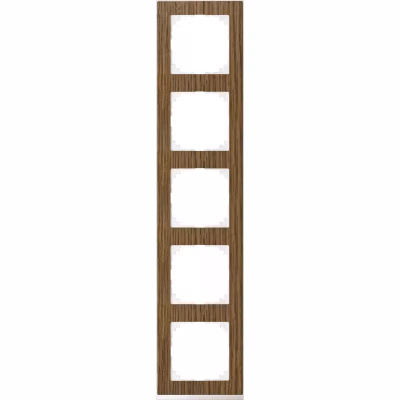 Cornice M-Pure Decor, a 5 ante, rovere/bianco attivo