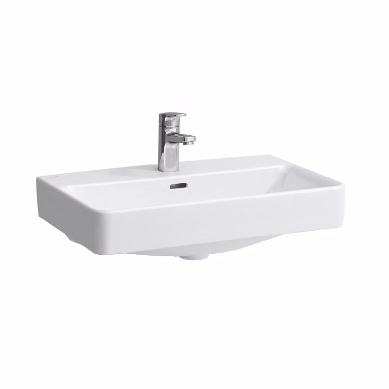 LAUFEN PRO S lavabo Compact, 1 trou pour robinet, sans trop-plein, 600x380mm, H818959A001561, H818959A001561