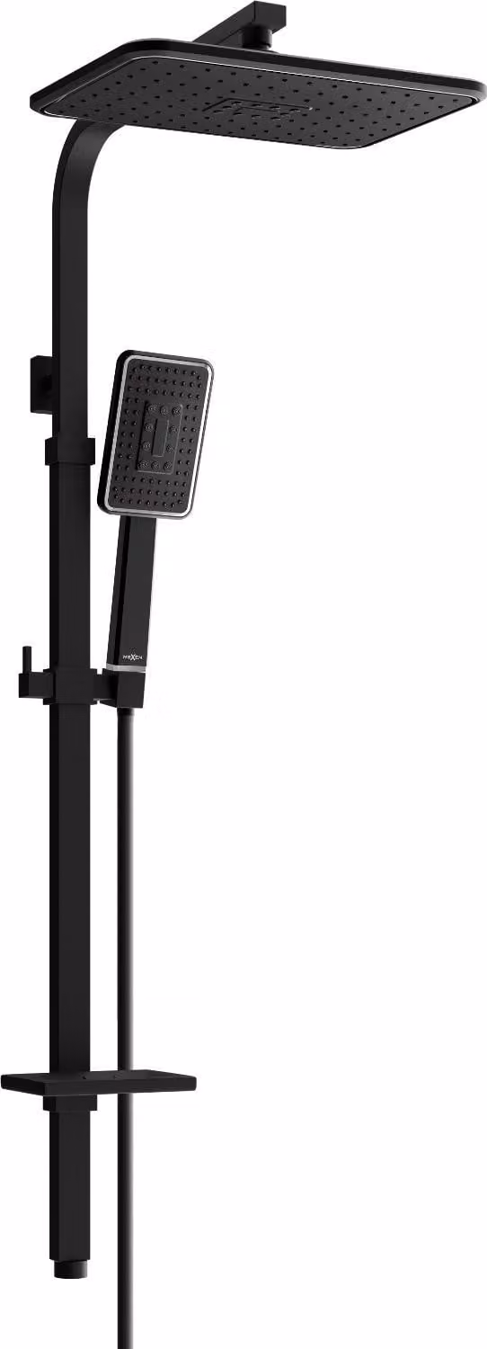 Mexen Q54 colonna doccia, nera/cromata - 798545495-71