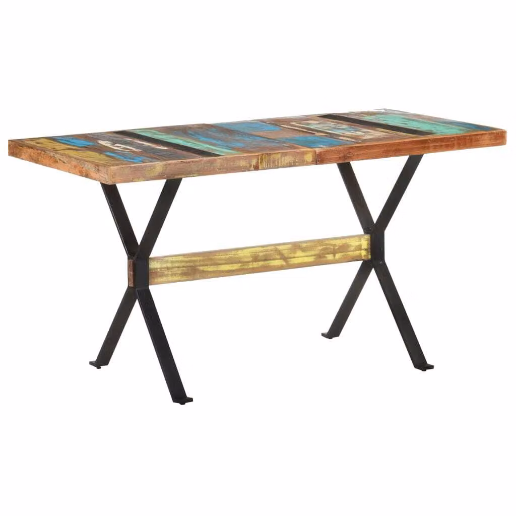 Maison Exclusive - Tavolo da pranzo 140x70x76 cm in legno massello di recupero