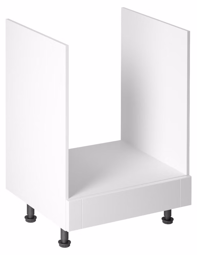 Mobile da cucina per forno da incasso LUMEA - larghezza 60 cm, bianco
