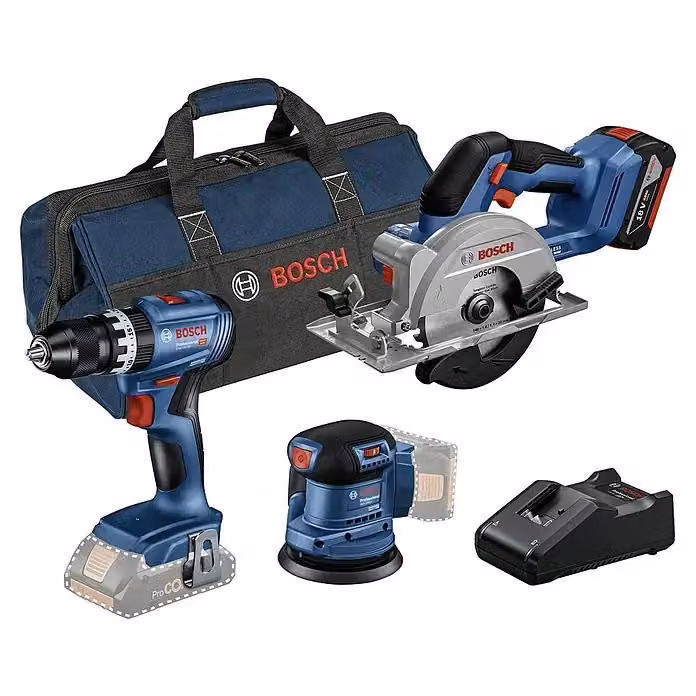 Kit combinato di set di macchine professionali Bosch