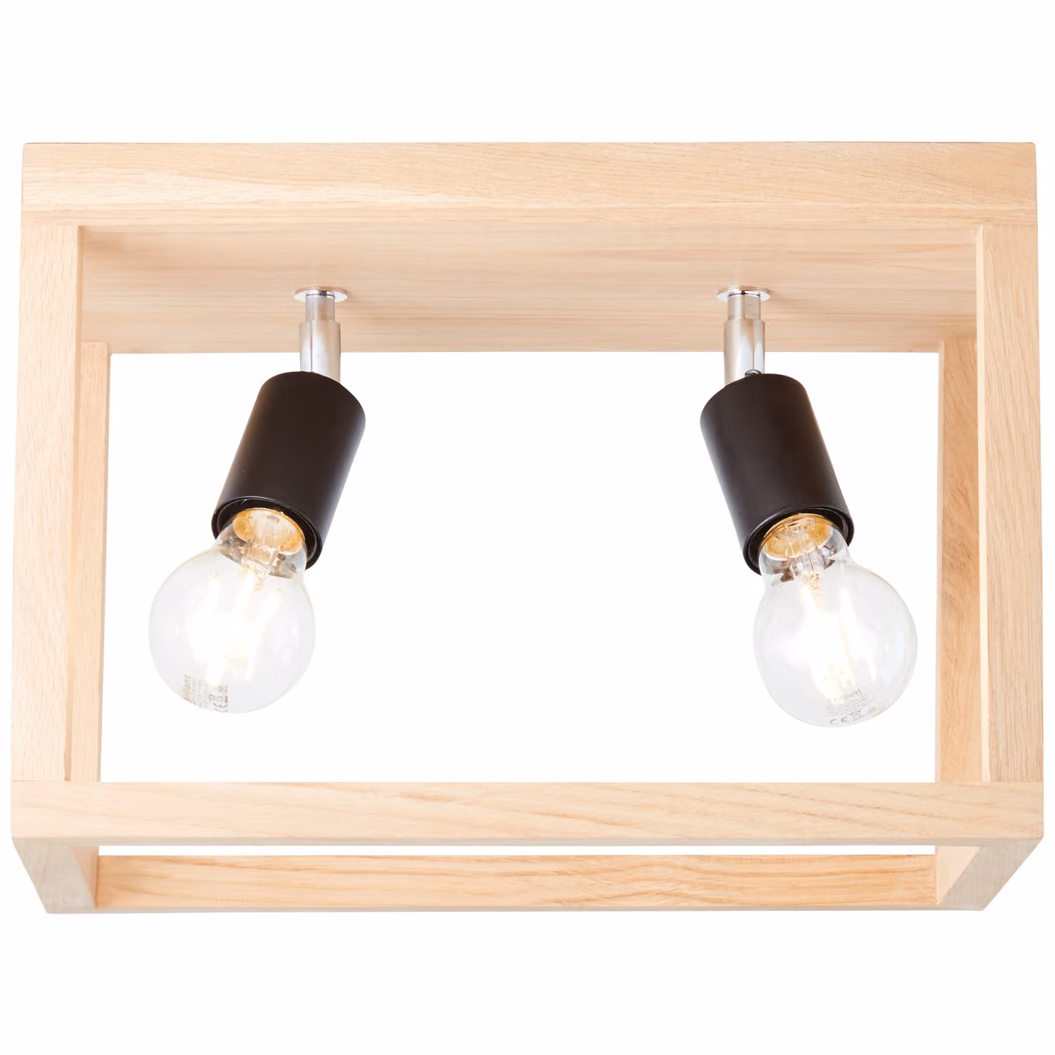 BRILLANTE Plafoniera Nerea 2flg rovere oliato 99437/35