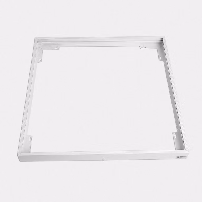 Cornice a vista W1062-2 per pannello LED 62x62, montaggio a filo muro