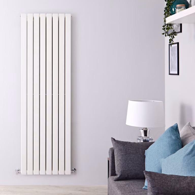 Radiatore Termosifone d'Arredo Verticale Bianco - 1390W - 1600 x 560 x 58mm - Delta