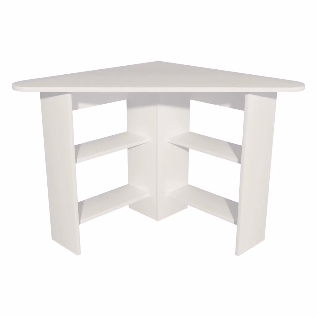 Scrivania Angolare Mamette DMORA Bianco L/P/H: 80 x 80 x 74 cm – 2