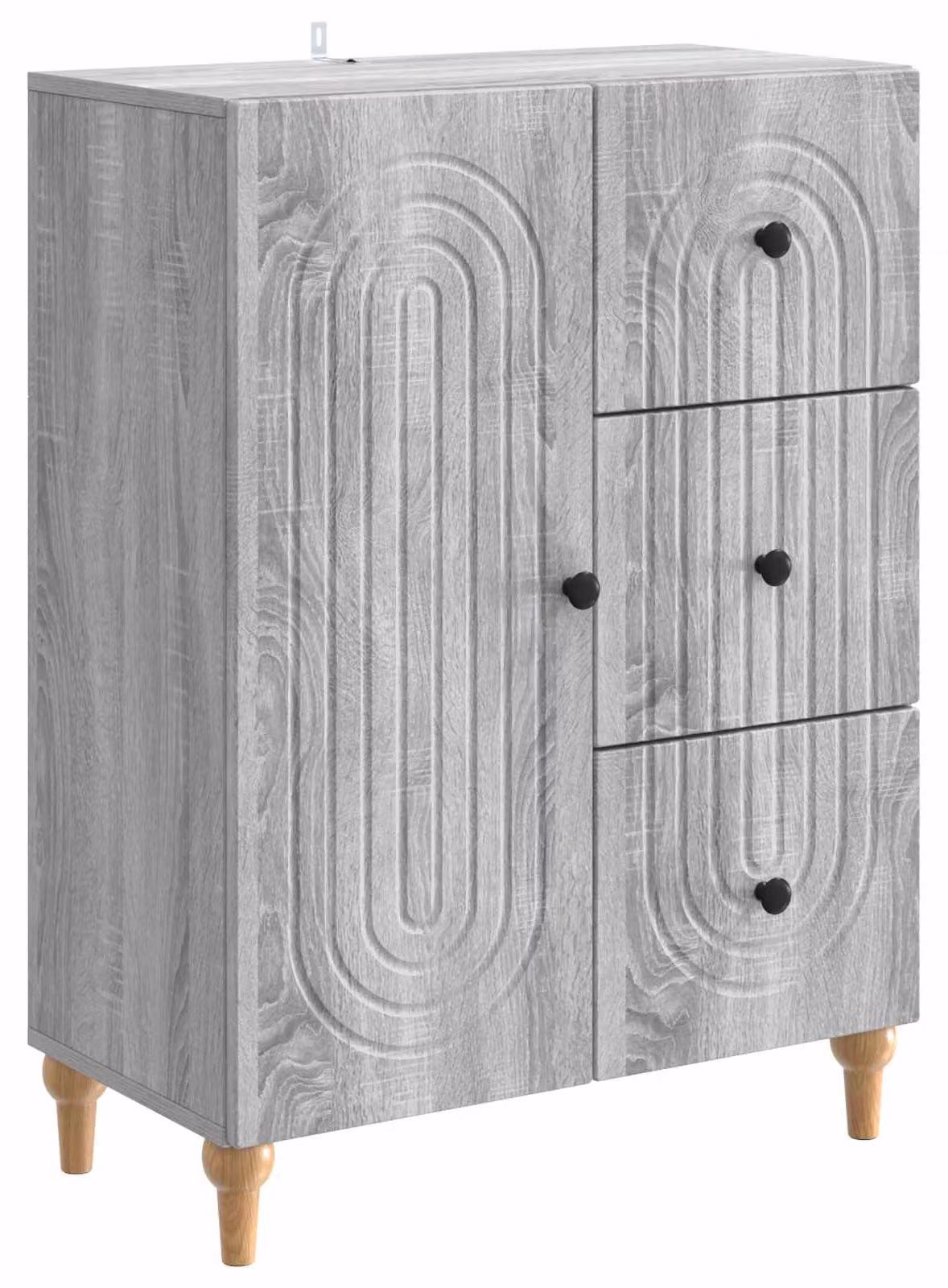Credenza Grigio Sonoma 66 x 34,5 x 90 cm Legno ingegnerizzato