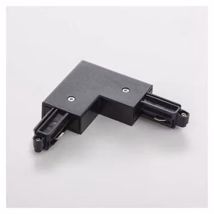 ARELUX MINITRACK 1c L - Connessione e alimentatore destro - Argento
