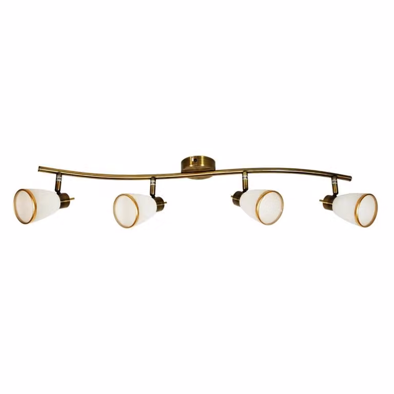 Faretto da soffitto REGENT - 4xG9, 40W, patina / bianco