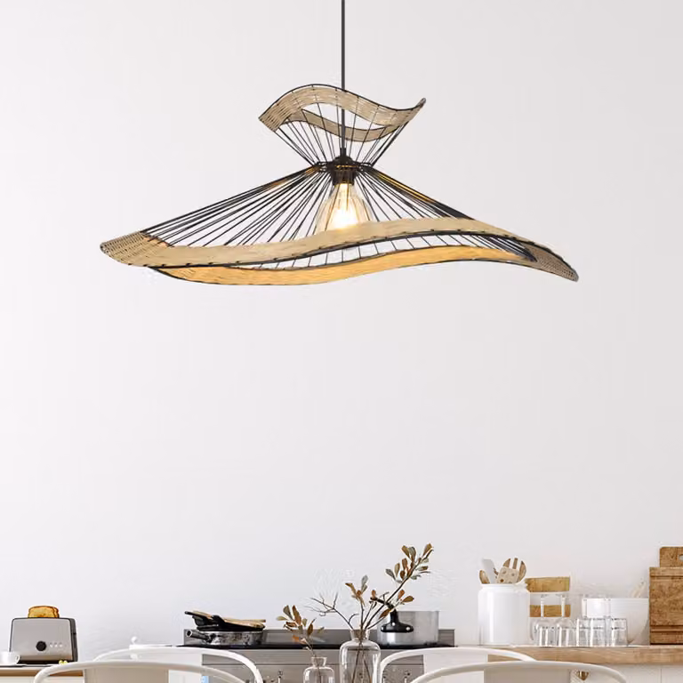 COREP Lampada a sospensione Mekong, dimmerabile, Nero, Soggiorno / Sala da pranzo, Metallo, Lampada a sospensione