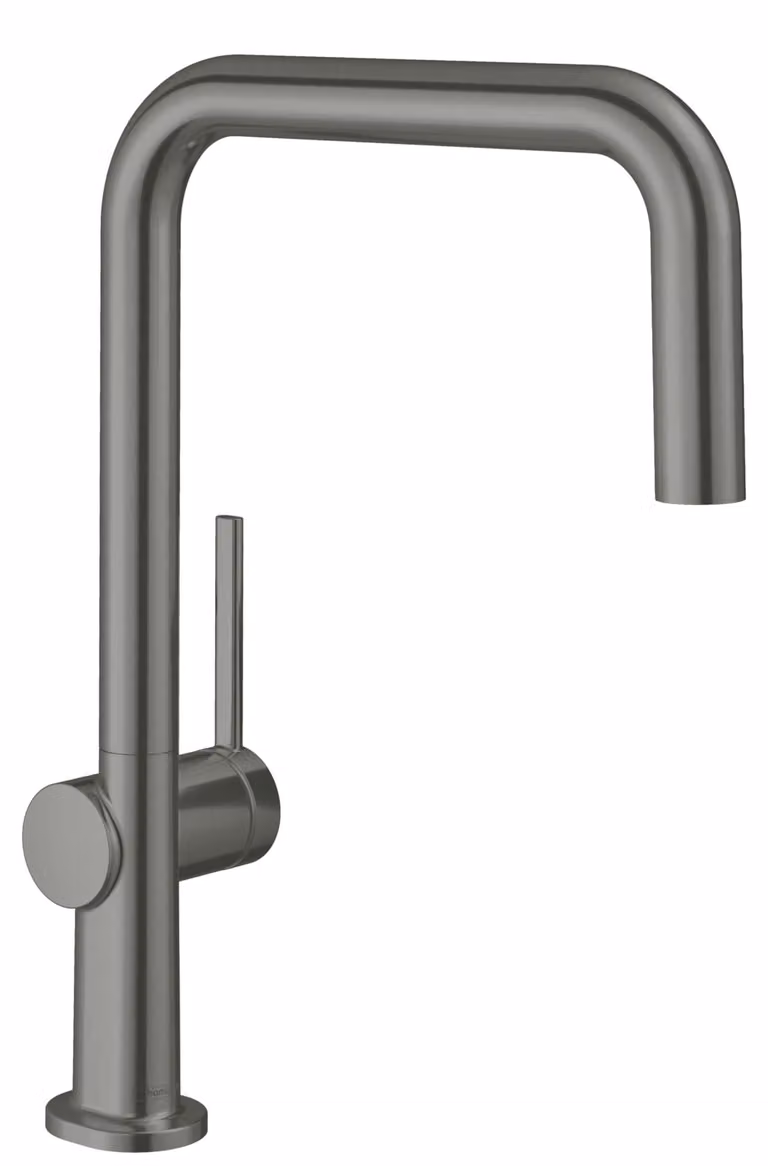 Miscelatore da cucina Talis M54, 1 getto, 220 mm, girevole a 360°, finitura cromo nero