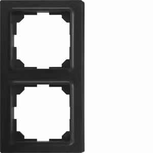 2x cornice universale antracite mat - Cornice 2-gang antracite R2UE55-am
