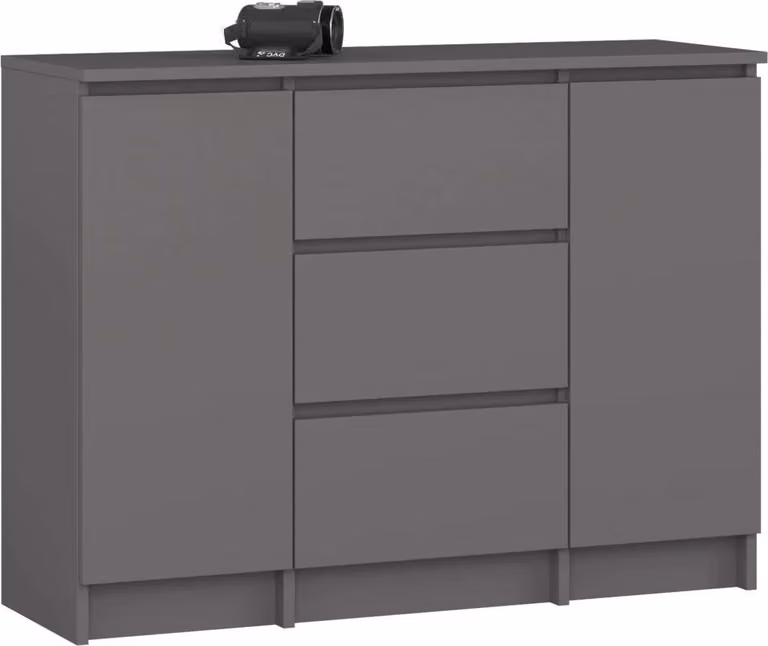 Cassettiera combinata JUNIPER - grigio