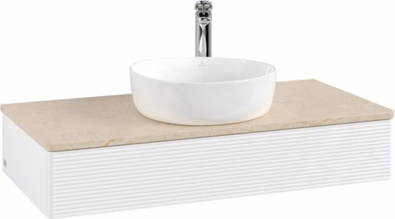 Mobiletto V&B con struttura frontale Antao 100x19x50cm, HL, WBP botti