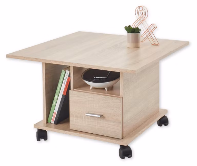 Tavolino >Activo 1< in rovere Sonoma - 70x45x70 cm (LxAxP)