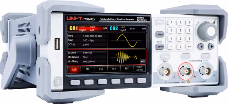 Generatore di funzioni UNI-T, UTG2062X, 60 MHz, 2 canali