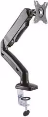 Supporto per monitor e TV da scrivania Itb con braccio a 3 snodi, VESA 100 x 100 mm, portata massima 6 kg, colore nero RO17 99 1155