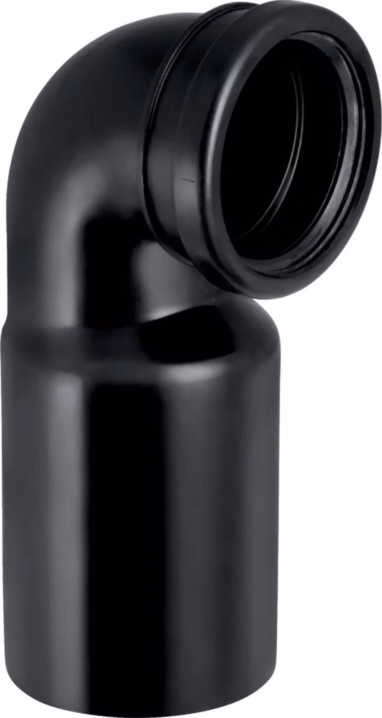 Geberit GE PE Curva, per WC, montaggio verticale, 90°, d 110/110 mm, 367792, 1 pz.