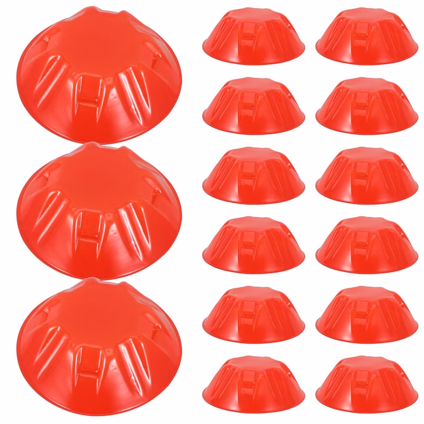 Solidchoice - Set di 20 coperture in plastica per rilevatori di fumo