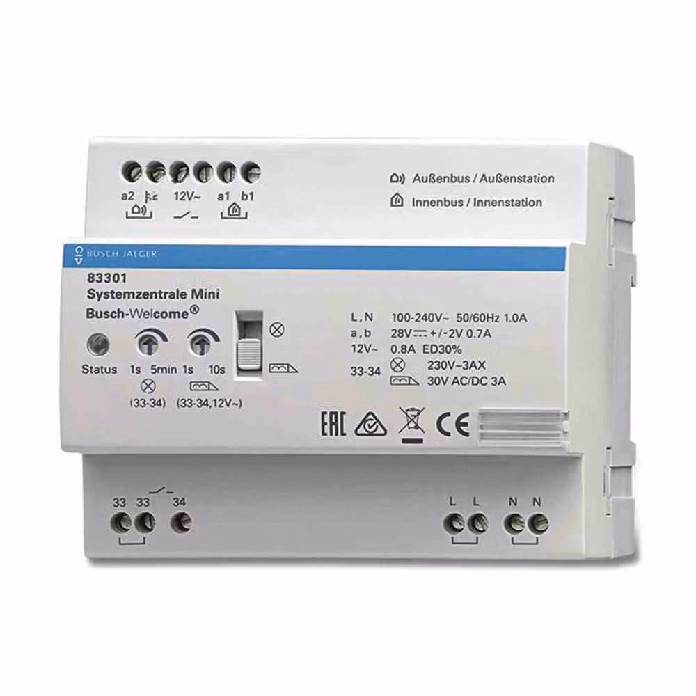 Busch-Jaeger 83301 zentrale Smart Home Steuereinheit Verkabelt (2CKA008300A0462)