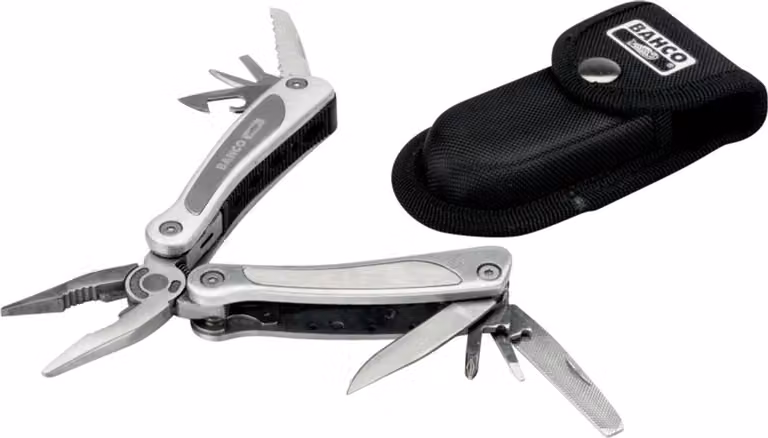 Bahco 12 In 1 Utensili multifunzionali pieghevoli 165 Mm Argento Argento Taglia Unica