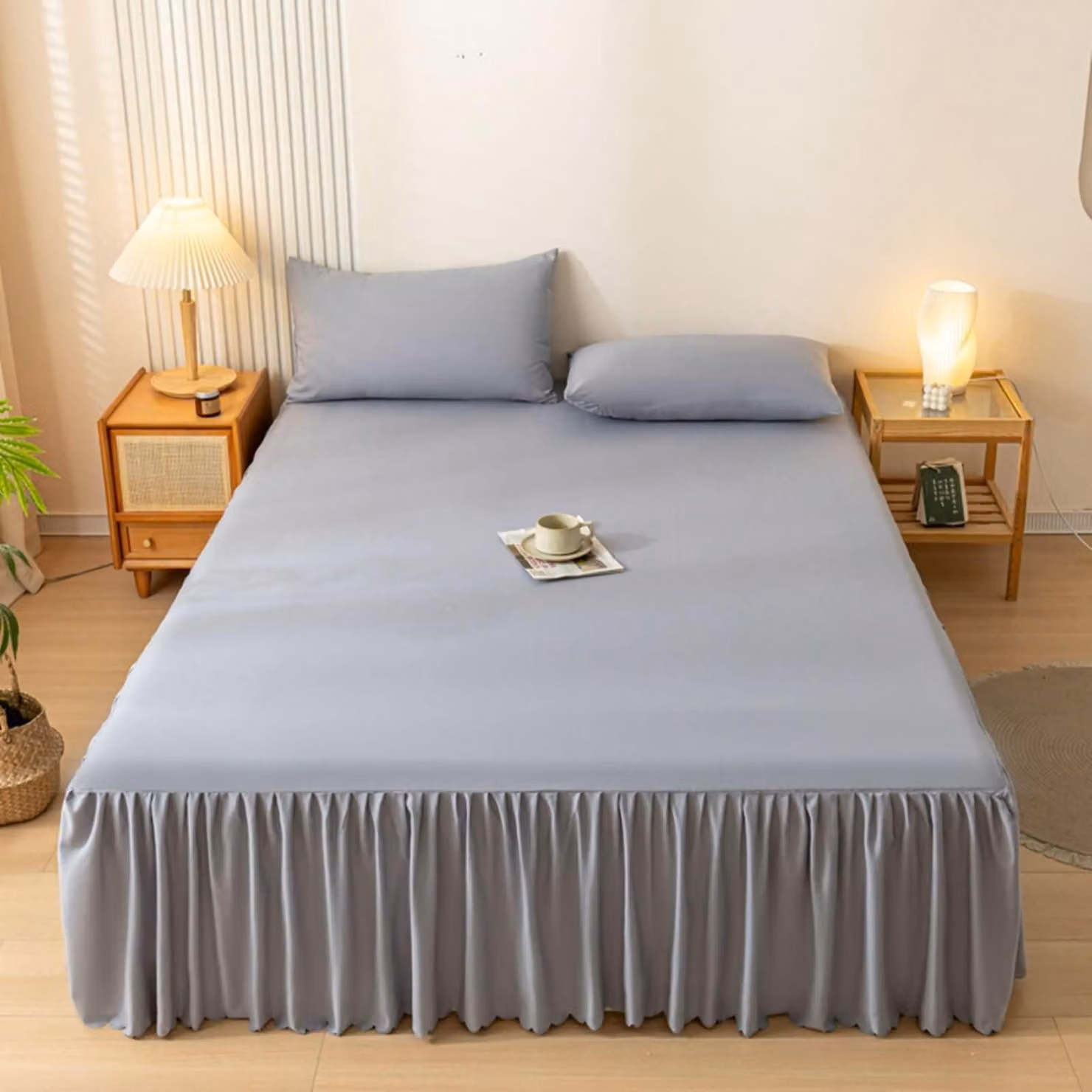 Lenzuolo con angoli per letto con box, 120 x 200 cm, grigio