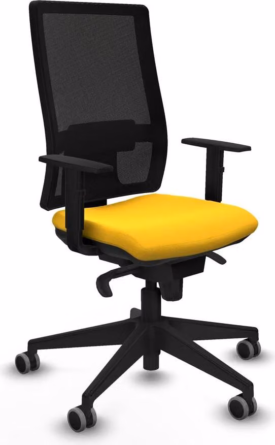 Sedia da ufficio Piqueras y Crespo 1D066G0 Giallo