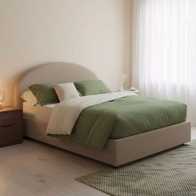 Letto Ambher Talamo Italia con Materasso Incluso, Grigio, L/P/H: 120 x 200 x 35 cm – 1