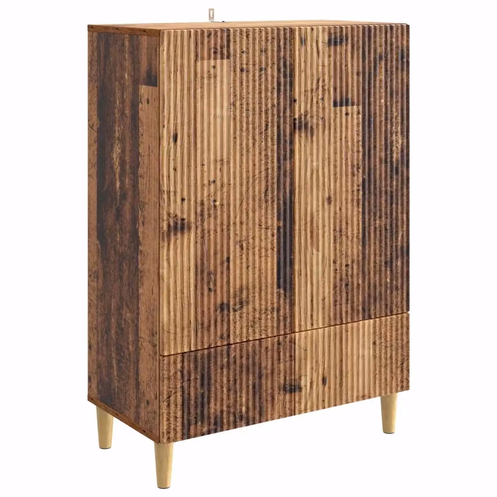 Credenza moderna in legno color marrone vidaXL L: 66 cm, P: 34,5 cm, H: 95 cm – 2