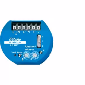 Eltako 31100006 Attuatore dimmer Powerline PL-AMD10V 1-10 V per scatola interruttori