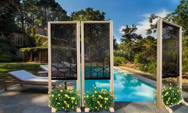 Paravento modulabile CUBIC Separè Signorbit in legno e PVC nero L: 70 cm, H: 190 cm, P: 50 cm – 1