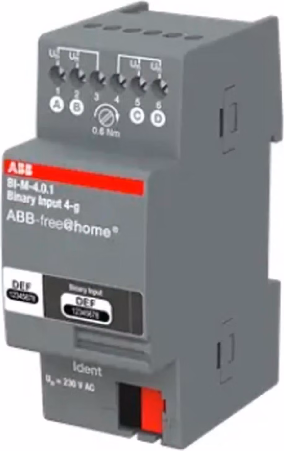 Busch-Jaeger f@h Elemento di comando 8 vie SB-F-8.0.11-84, 1 pz.
