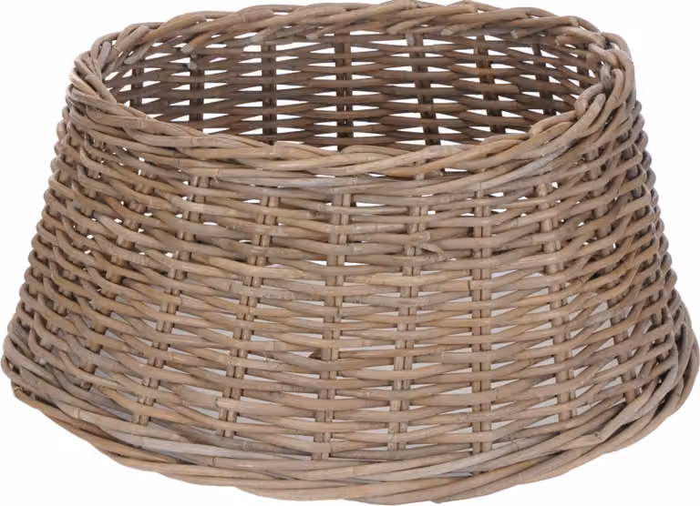 Gonna per albero di Natale in rattan di salice 60 cm - naturale - copertura per il supporto dell'albero di Natale
