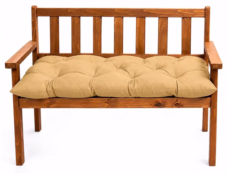 Solidchoice - Cuscino per panca da giardino, 120 x 50 x 10 cm, idrorepellente