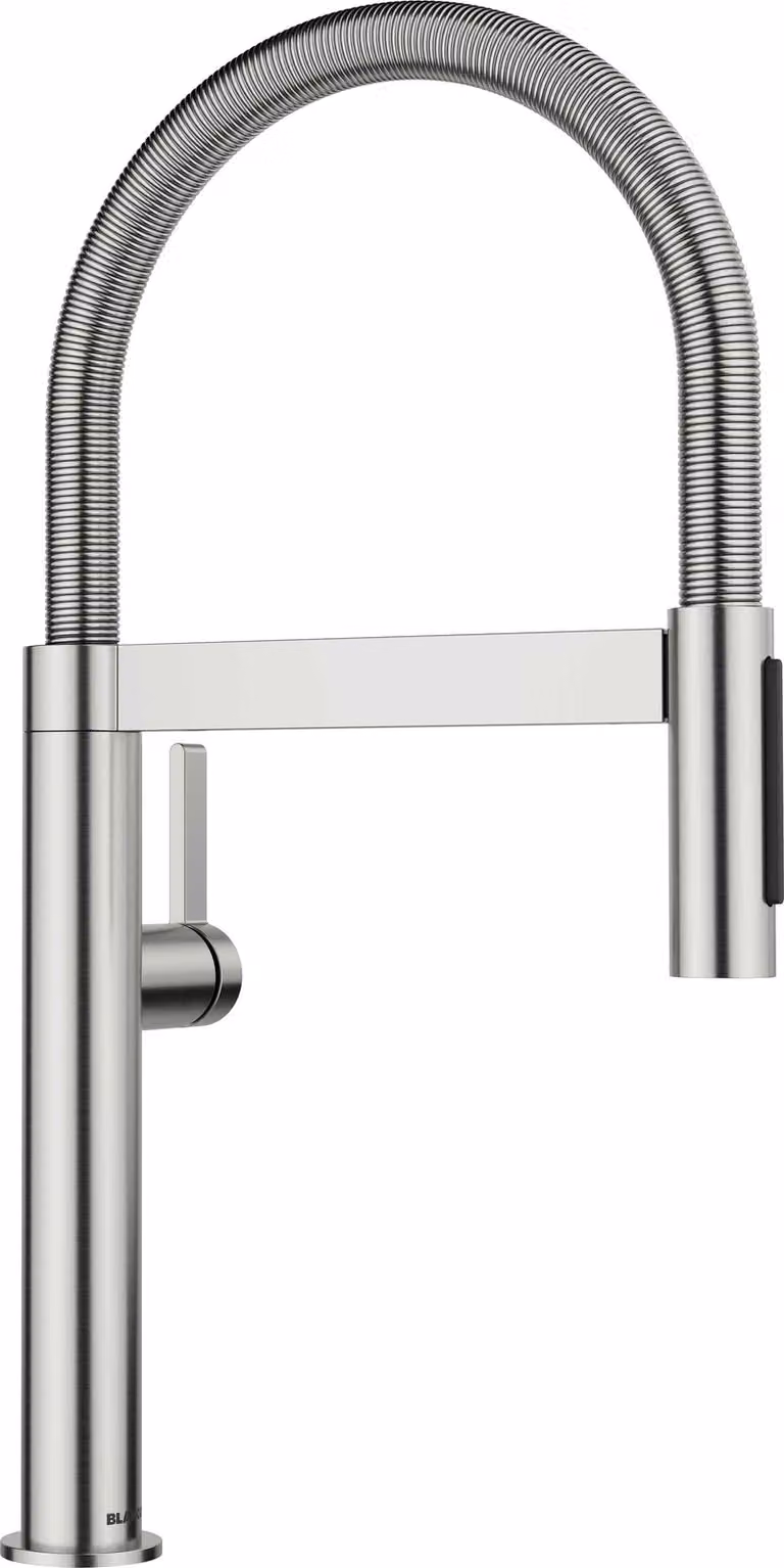 BLANCO CULINA-S II Mini miscelatore da cucina Acciaio PVD ad alta pressione Tubo flessibile di erogazione